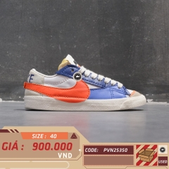 Nike Blazer Low '77 Jumbo 'White Dark Royal Blue' - DV9122-181 - Size 40 - GIÀY 2HAND CHÍNH HÃNG PVN25350