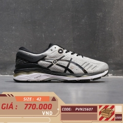 Asics Gel-Kayano 24 Silver Black (4E Extra Wide) - T7A1N - Size 42 - GIÀY 2HAND CHÍNH HÃNG PVN25607