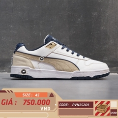 Puma RBD Game Low Retro Club White Navy Tan - 395075-01 - Size 45 - GIÀY 2HAND CHÍNH HÃNG PVN25269