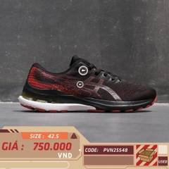 ASICS Gel-Kayano 28 Black Electric Red - 1011B189 - Size 42.5 - GIÀY 2HAND CHÍNH HÃNG PVN25548