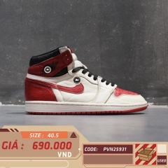 Nike Air Jordan 1 Retro High OG Heritage - 555088-161 - Size 40.5 - GIÀY 2HAND CHÍNH HÃNG PVN25931