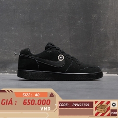 Nike Court Borough Low Triple Black - 838937-001 - Size 40 - GIÀY 2HAND CHÍNH HÃNG PVN25759