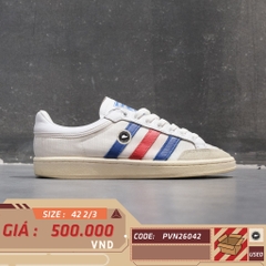 Adidas Americana Low 'Cloud White Collegiate Royal Scarlet' - EF2508 - Size 42 2/3 - GIÀY 2HAND CHÍNH HÃNG PVN26042