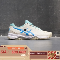 Asics Gel-Challenger 11 White Blue Mint - E753Y - Size 39 - GIÀY 2HAND CHÍNH HÃNG PVN26195