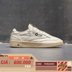 Reebok Club C 85 Vintage Chalk Glen Green - DV5434 - Size 39 - GIÀY 2HAND CHÍNH HÃNG PVN26105
