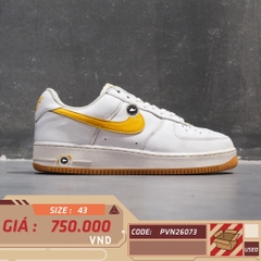Nike Air Force 1 Low '07 White University Gold Gum - FD7039-100 - Size 43 - GIÀY 2HAND CHÍNH HÃNG PVN26073