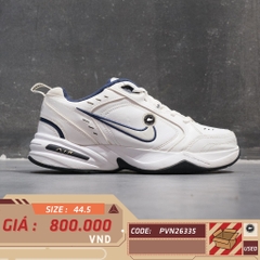 Nike Air Monarch IV White Navy - 415445-102 - Size 44.5 - GIÀY 2HAND CHÍNH HÃNG PVN26335