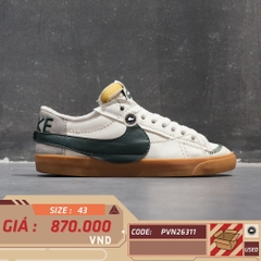 Nike Blazer Low '77 Jumbo 'Sail Pro Green Gum' - DR9865-101 - Size 43 - GIÀY 2HAND CHÍNH HÃNG PVN26311