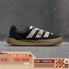 Adidas Adimatic Core Black Off White Gum - IE2224 - Size 43 1/3 - GIÀY 2HAND CHÍNH HÃNG PVN26332