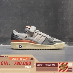 adidas Forum Low Grey Focus Orange - GX4576 - Size 40 2/3 - GIÀY 2HAND CHÍNH HÃNG PVN26410