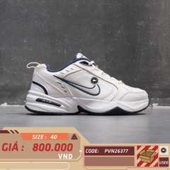 Nike Air Monarch IV White Navy - 415445-102 - Size 40 - GIÀY 2HAND CHÍNH HÃNG PVN26377