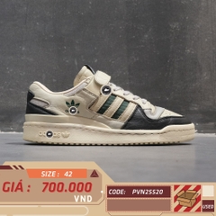 Adidas Forum Low Off White Collegiate Green - HQ6938 - Size 42 - GIÀY 2HAND CHÍNH HÃNG PVN25520
