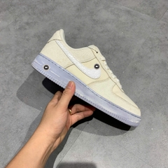 Nike Air Force 1 '07 LV8 EMB Summit White Blue Whisper - DV0787-100 - Size 42 - GIÀY 2HAND CHÍNH HÃNG PVN25551