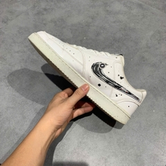 Nike Court Vision Low Next Nature Brushstroke Swoosh  - DH2987-101 - Size 44.5 - GIÀY 2HAND CHÍNH HÃNG PVN25909