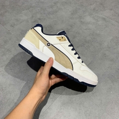 Puma RBD Game Low Retro Club White Navy Tan - 395075-01 - Size 45 - GIÀY 2HAND CHÍNH HÃNG PVN25269