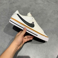 Nike Court Legacy White Black Desert Ochre - CU4150-102 - Size 44 - GIÀY 2HAND CHÍNH HÃNG PVN25703