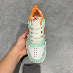 Nike Court Borough Low 2 GS Mint Foam Safety Orange - FN3687 181 - Size 36 - GIÀY 2HAND CHÍNH HÃNG PVN22950
