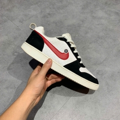 Nike Court Borough Low 'White Black Red' - 838937 102 - Size 43 - GIÀY 2HAND CHÍNH HÃNG PVN23524
