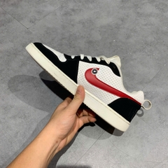 Nike Court Borough Low 'White Black Red' - 838937 102 - Size 43 - GIÀY 2HAND CHÍNH HÃNG PVN23524