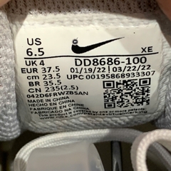 Nike Air Zoom Winflo 9 White Metallic Silver - DD8686 100 - Size 37.5 - GIÀY 2HAND CHÍNH HÃNG PVN23827