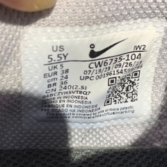 Nike Team Hustle D 10 GS - CW6735 104 - Size 38 - GIÀY 2HAND CHÍNH HÃNG 24001