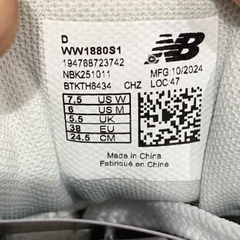 New Balance Fresh Foam 1880 White Gray - WW1880S1 - Size 38 - GIÀY 2HAND CHÍNH HÃNG 23788
