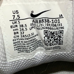 Nike Court Lite 2 'White' - AR8838 101 - Size 38.5 - GIÀY 2HAND CHÍNH HÃNG 23991