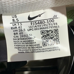 Nike Court Vision Low 'White Oil Green' - FJ5480 100 - Size 42 - GIÀY 2HAND CHÍNH HÃNG PVN24517