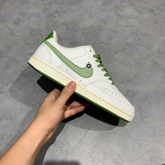 Nike Court Vision Low 'White Oil Green' - FJ5480 100 - Size 42 - GIÀY 2HAND CHÍNH HÃNG PVN24517