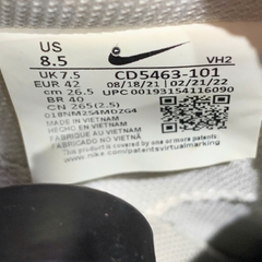 Nike Court Vision Low 'White Black' - CD5463 101 - Size 42 - GIÀY 2HAND CHÍNH HÃNG PVN24419