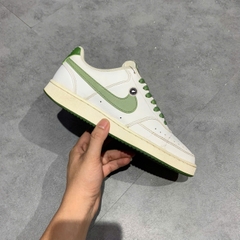 Nike Court Vision Low White Oil Green - FJ5480 100 - Size 41 - GIÀY 2HAND CHÍNH HÃNG PVN24340