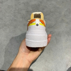 Nike Blazer Low sacai White Magma Orange - DD1877 100 - Size 41 - GIÀY 2HAND CHÍNH HÃNG PVN24113