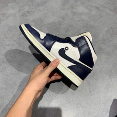 NIKE AIR JORDAN 1 MID ‘OBSIDIAN’ 554724-174 - Size 40.5 - GIÀY 2HAND CHÍNH HÃNG PVN24235