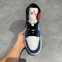 Air Jordan 1 Mid Multi-Color Swoosh - 852542 146 - Size 42.5 - GIÀY 2HAND CHÍNH HÃNG PVN24747