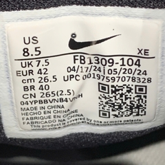 Nike Air Zoom Vomero 17 White Pure Platinum Black - FB1309 104 - Size 42 - GIÀY 2HAND CHÍNH HÃNG PVN24860