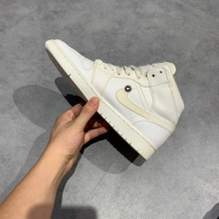 Air Jordan 1 Mid White Pure Platinum - 554724 104 - Size 42 - GIÀY 2HAND CHÍNH HÃNG PVN24890
