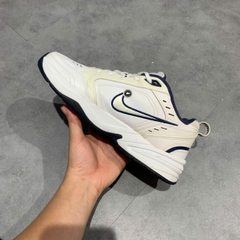 Nike Air Monarch IV White Navy - 415445 102 - Size 42 - GIÀY 2HAND CHÍNH HÃNG PVN24824