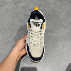 New Balance 708 White Navy Yellow - WX708WP - Size 40.5 - GIÀY 2HAND CHÍNH HÃNG PVN25340