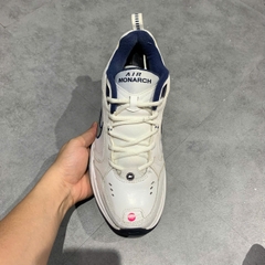 Nike Air Monarch IV White Navy - 415445-102 - Size 43 - GIÀY 2HAND CHÍNH HÃNG PVN25683