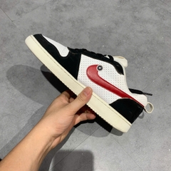 Nike Court Borough Low White Black University Red - 838937-102 - Size 41 - GIÀY 2HAND CHÍNH HÃNG PVN25493
