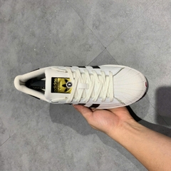 Adidas Superstar White Black Gold - C77124 - Size 40 - GIÀY 2HAND CHÍNH HÃNG PVN25357