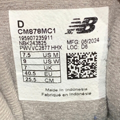 New Balance 878 Grey Beige - CM878MC1 - Size 40.5 - GIÀY 2HAND CHÍNH HÃNG PVN25377