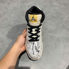 Nike Air Jordan 1 Mid SE GS 'DIY' - DC4099-100 - Size 40 - GIÀY 2HAND CHÍNH HÃNG PVN25381