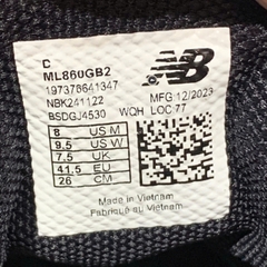 New Balance 860v2 Silver Black - ML860XD - Size 41.5 - GIÀY 2HAND CHÍNH HÃNG PVN25408