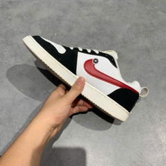 Nike Court Borough Low 2 White Black University Red - BQ5440-104 - Size 41 - GIÀY 2HAND CHÍNH HÃNG PVN25445