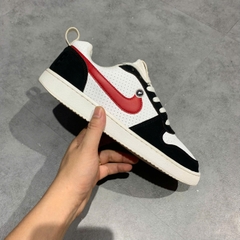 Nike Court Borough Low 2 White Black University Red - BQ5440-104 - Size 41 - GIÀY 2HAND CHÍNH HÃNG PVN25445