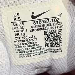 Nike Court Borough Low 2 White Black University Red - BQ5440-104 - Size 41 - GIÀY 2HAND CHÍNH HÃNG PVN25445