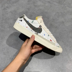 Nike Blazer Low '77 Paint Splatter - DJ1517-100 - Size 41 - GIÀY 2HAND CHÍNH HÃNG PVN25415