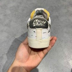 Nike Blazer Low '77 Paint Splatter - DJ1517-100 - Size 41 - GIÀY 2HAND CHÍNH HÃNG PVN25415