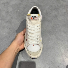 Nike Blazer Low '77 Paint Splatter - DJ1517-100 - Size 41 - GIÀY 2HAND CHÍNH HÃNG PVN25415